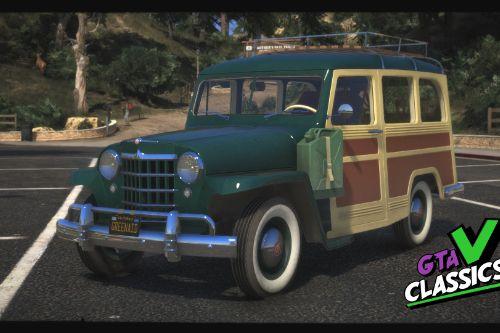 1950 Willys Station Wagon [Add-On | Extras | VehFuncs V | LODs]
