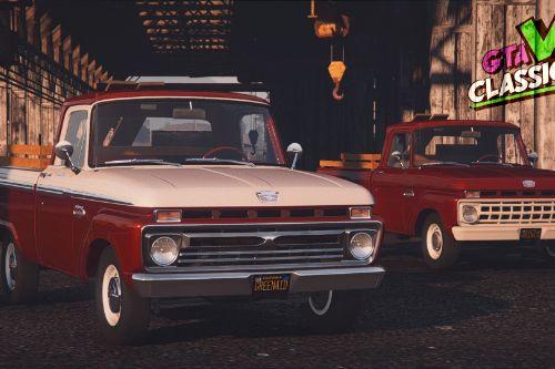 1965-66 Ford F-100 Pack [Add-On | Extras | VehFuncs V | LODs]
