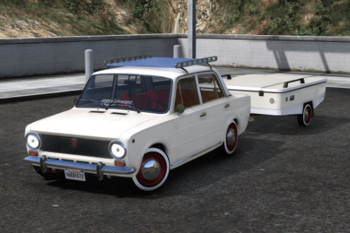 1972 LADA 2101 "Classic" [Add-On | Car + Trailer | Plates | Extras | Livery | Template]