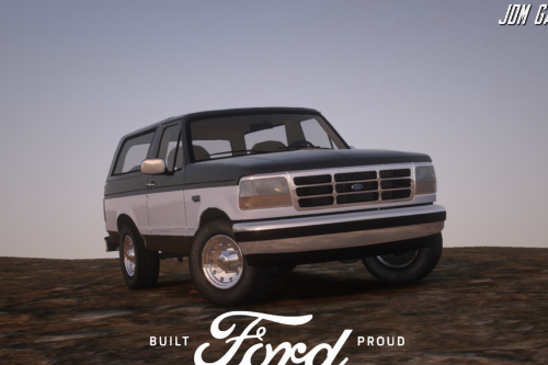 1992-1996 Ford Bronco XLT [ Add-On | Extras | Tuning | VehFuncsV | LODs ]