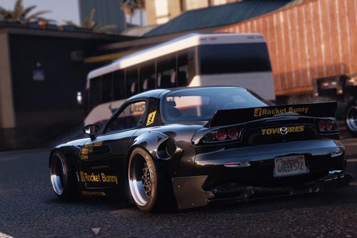 1992 Mazda RX-7 Rocket Bunny D1a049 gta5 2017 06 26 21 03 32