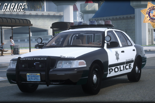 2008 Ford Crown Victoria P71 Las Vegas Metropolitan Police Department [ Add-On | Non-ELS | VehFuncsV | LODs | SSLA | LVMPD ]