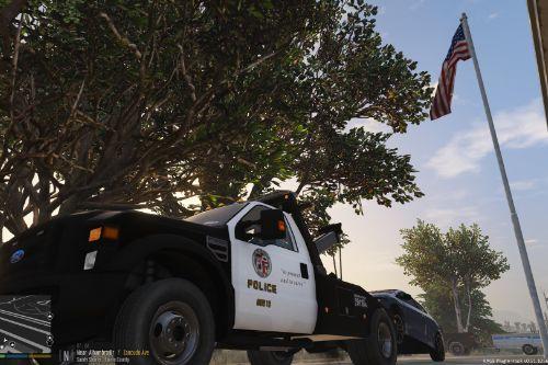 2008 Ford F550 Wrecker - Los Angeles PD Skin