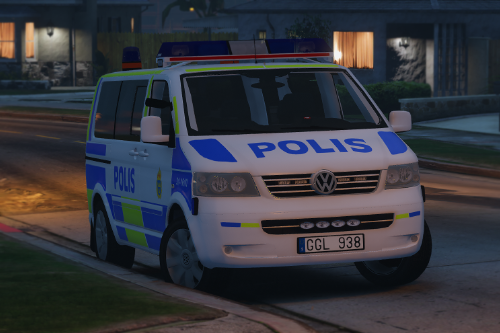 2009 Volkswagen T5 Multivan Swedish Police