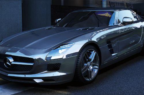  2011 Mercedes-Benz SLS AMG [Add-On | VehFuncs V | Template]