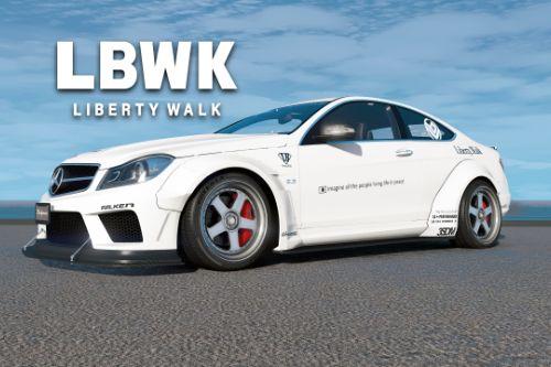 [2012 Mercedes-Benz C63 AMG Liberty Walk]LB WORKS livery