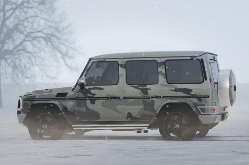 2013 Mercedes-Benz G65 "Winter Camouflage" Paintjob
