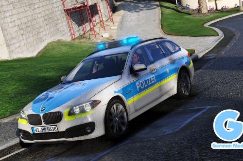 2014 BMW 530d F11 Polizei Hessen [ELS] [REFLECTION]