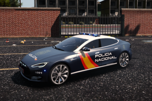 2014 Tesla Model S Policía Nacional ELS