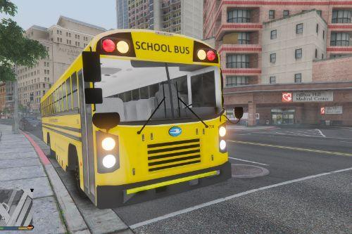 2016 Bluebird School Bus Flat nose [Addon]