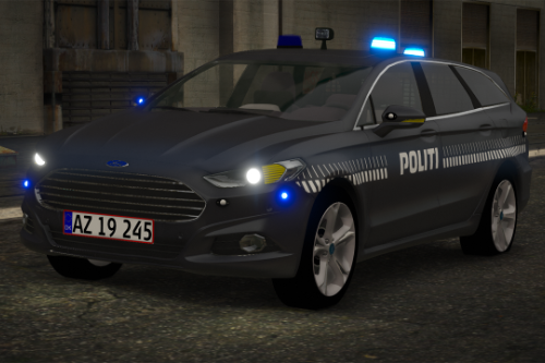 2016 Ford Mondeo MK5 Estate - Danish Police Dog Unit [ELS/REPLACE] 