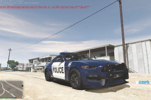 2016 Police Mustang Transformers 5: The Last Knight Barricade Paint Job 