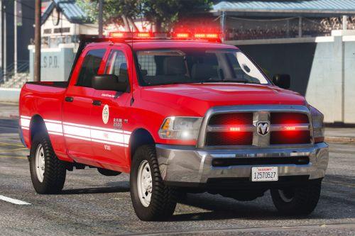 2016 Ram 2500 - Los Santos Fire Department (LSFD/LAFD) [Add-On | DLS / non-ELS]