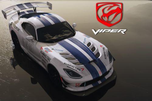 Nurburgring Commemorative Edition Paintjob for 2017 Dodge Viper ACR GTS-R