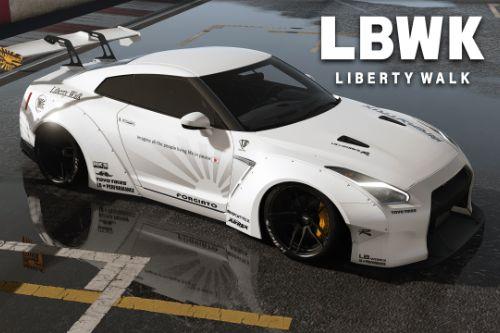 [2017 Nissan GTR Liberty Walk]LB WORKS livery