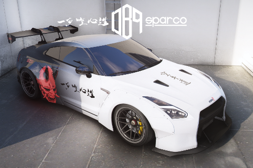 2017 Nissan GTR Oni demon streetrace livery