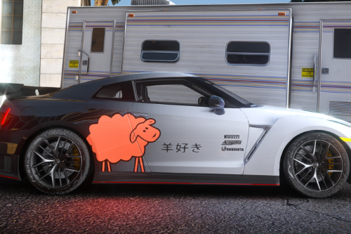 2017 Nissan GTR Sheepyrace livery / Racing style / Clean Livery