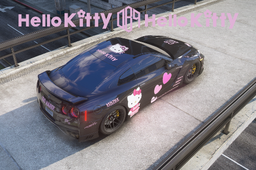 2017 Nissan GTR Hello Kitty streetrace livery