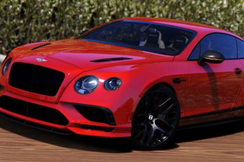 2018 Bentley Continental GT Supersports [Add-On  Template  Automatic Spoiler]