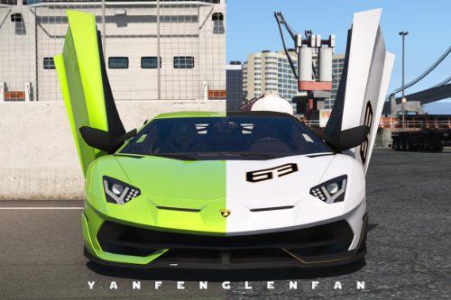 Lamborghini Aventador SVJ / SVJ 63 Anniversary Edition [Add-On l Template]