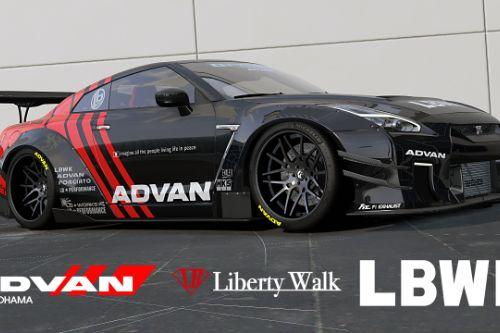 [2019 Nissan GT-R Liberty walk LB Performance]ADVAN livery 
