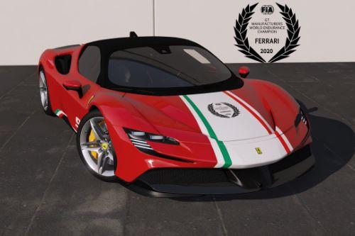 [2020 Ferrari SF90 Stradale]FIA Piloti Ferrari livery