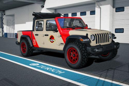 [2020 Jeep Gladiator Rubicon]jurassic park livery