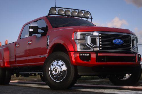 2021 Ford F-450 Platinum [Add-On | Tuning | Template | VehFuncs V | Sound]
