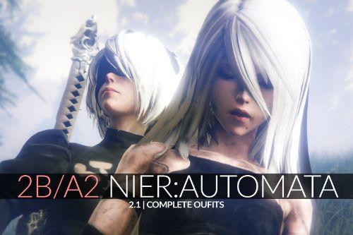 2B & A2 Nier Automata [Add-On Ped | Replace]