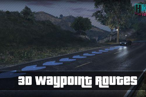 3D Waypoint Routes