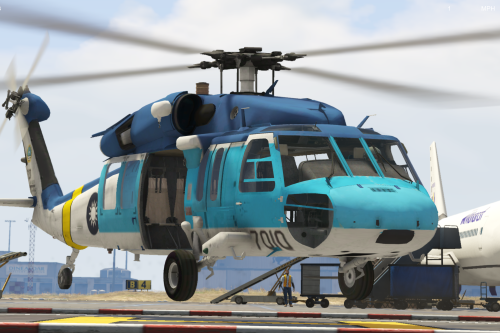 455 Air Rescue Group (R.O.C) S-70C Blue Hawk [Livery]
