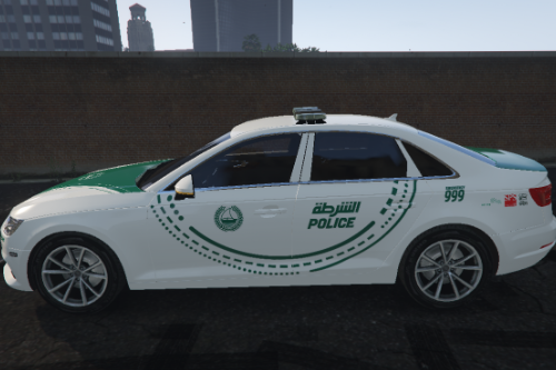 [4K] Dubai Police 2018 Audi A4 Texture