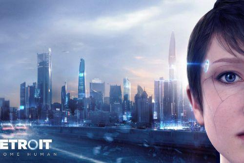 4K Loading screens and music theme from the game Detroit Become Human
