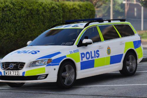 Volvo V70 Swedish Police (Marked & Unmarked)