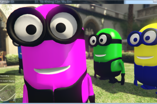 6 Colors of Minions [Add-On Ped]