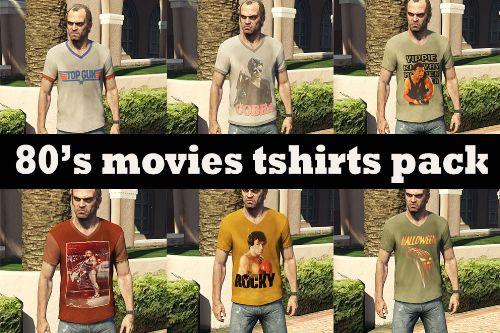 80's Movies T-shirts pack for trevor