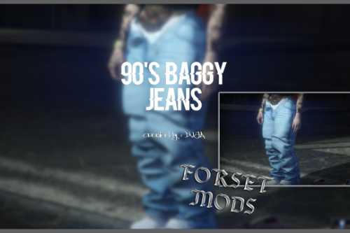 90's Baggy Jeans For MP Female