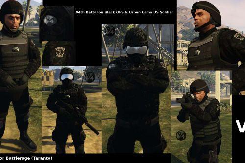 94th Battalion Black Ops & Urban Camo Marine