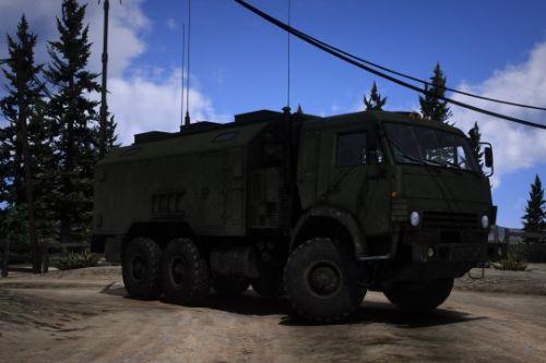 9S552 Mobile Command Post Kamaz [Add-On | LODs]