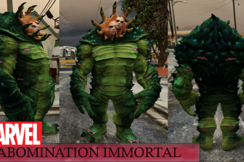 Abomination Immortal marvel [Add-On ped / FiveM] 