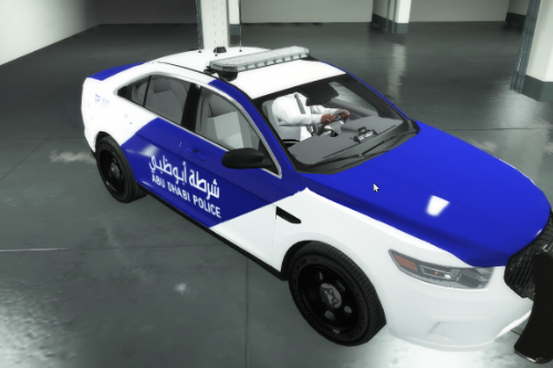 Abu dhabi police Ford Police Interceptor sedan