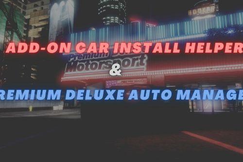 Add On Car Install Helper / Premium Deluxe Motorsport Manager / Language Generator