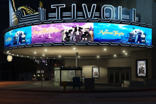 Addams Family movies posters / banners for Tivoli Cinema & bus stops