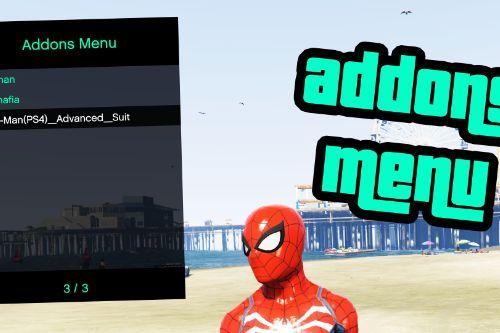 Addons Menu