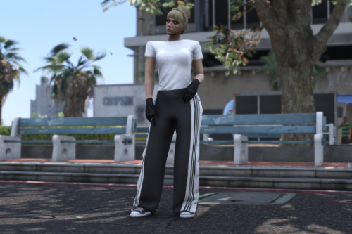 Adidas Buttoned Tracksuit Pants [MP Female]