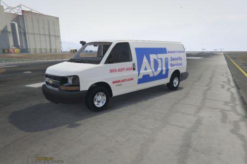 ADT Security Van-Chevorlet Express [Livery]