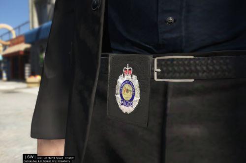 AFP Australian Federal Police Badge Belt Style (EUP)