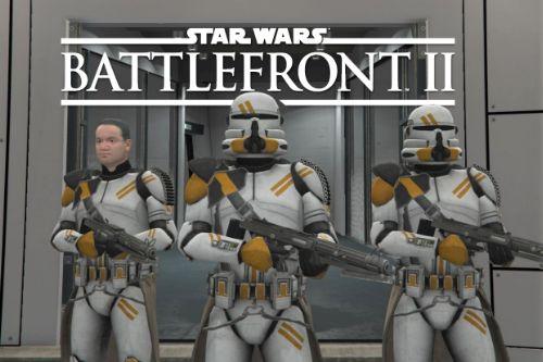 Airborne clonetrooper: SW Battlefront II [Add-On Ped]