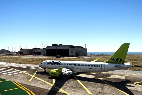 Airbus A220-300 "airBaltic" Livery