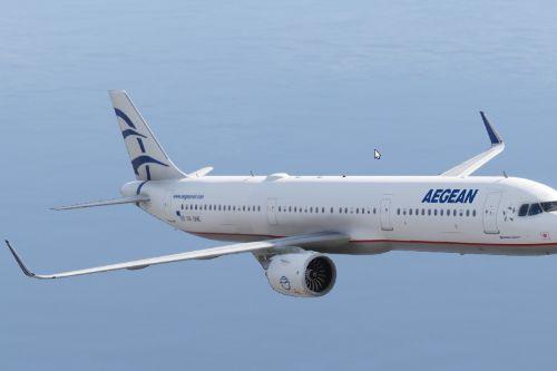 Airbus A321neo Aegean Airlines Livery 